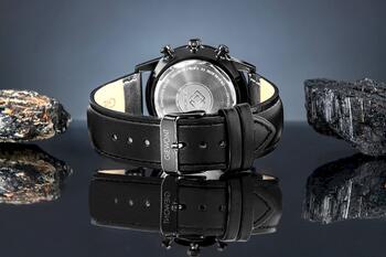 Giewont Vīriešu pulkstenis Chronograph Sapphire GW5630-A1 / melns (GW5630-A1)