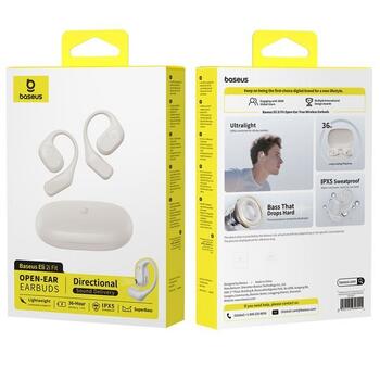 Baseus Eli 2i Fit True Wireless Earphones Беспроводные наушники / белый (A0102603)