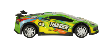 RoGer Rotaļu Sport Mašīna RC ar gaismas efektiem 1:18 (RO-3373-GN)