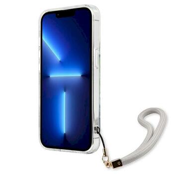 Guess GUHCP13SHFLSN Flower Strap Aizsargapvalks priekš iPhone 13 mini 5,4