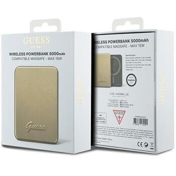 Guess Induction Powerbank 15W GUPBM5ALGSGD Зарядная батарея 5000mAh / золотой (GUPBM5ALGSGD)