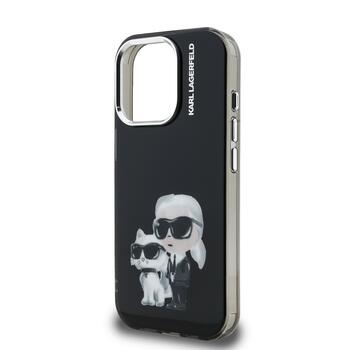 Karl Lagerfeld IML Aquarelle Karl and Choupette Case Чехол для Apple iPhone 15 Pro Max (KLHCP15XHMKCAQK)