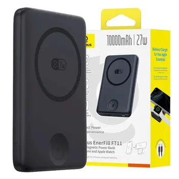 Baseus EnerFill FT11 Портативный аккумулятор 10000 mAh 27W / чёрный (6932172692667)