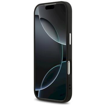 Guess 4G Big 4G Classic Logo Case Aizsargapvalks priekš iPhone 17 Pro Max / black silver (GUHCP17XP4G4SMCK)