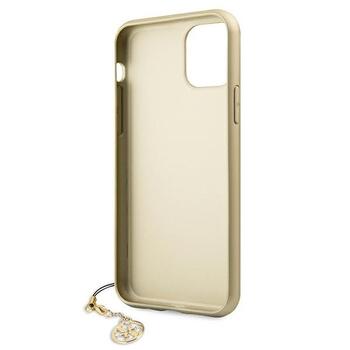 Guess GUHCN61GF4GGR Hardcase 4G Charms Collection Aizsargapvalks priekš iPhone 11 6,1