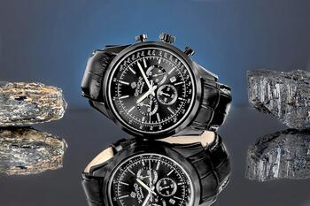 Giewont Chronograph Sapphire Мужские наручные часы GW7650-A4 / чёрный (GW7650-A4)