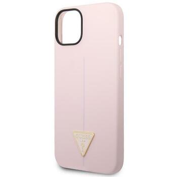 Guess GUHCP14MSLTGU Silicone Triangle Hardcase Защитный чехол для iPhone 14 Plus / 15 Plus 6.7
