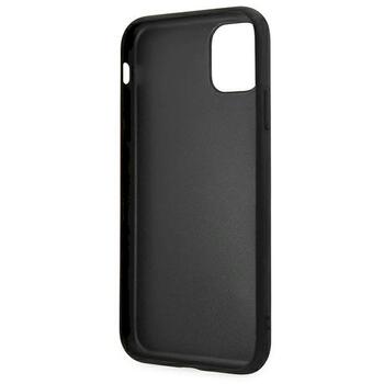 Guess GUHCN61G4GFGR Hardcase 4G Metal Gold Logo Aizsargapvalks priekš iPhone 11 6,1
