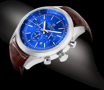 Giewont Chronograph Sapphire Vīriešu pulkstenis / sudrabzils (GW7650-A5)