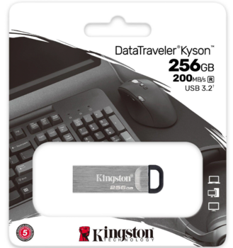 Kingston 256GB USB 3.2 Kyson GEN 1 Zibatmiņa (DTKN/256GB)
