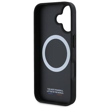 BMW M Perforated And Stitched Line MagSafe Aizsargapvalks priekš Apple iPhone 16 (BMHMP16S23PUSPK)