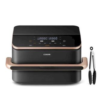 Cosori Dual Basket Twinfry Chef Edition Аэрогриль 10L 1800W black (CAF-TF101S-AEUR)