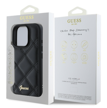 Guess GUHCP16LPSQSQSK Чехол для Apple iPhone 16 Pro (GUHCP16LPSQSQSK)