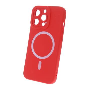 Mocco Silicon MagSafe Case Силиконовый Чехол для Apple iPhone 14 Pro (MC-SMS-IPH-14PR-RD)