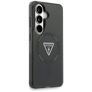 Case Guess IML Gradient Triangle MagSafe Защитный чехол для Samsung Galaxy S26 / чёрный (GUHMS26SHGTMLCGK)