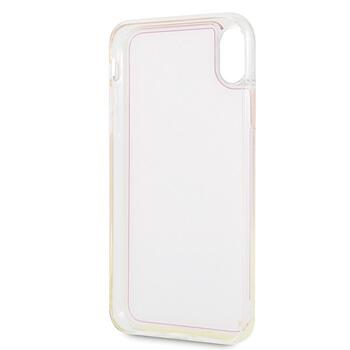 Guess GUHCI65GLCPI California Glow in the dark Защитный чехол для iPhone Xs Max / розовый (GUHCI65GLCPI)