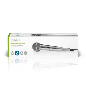 Nedis MPWD45GY Микрофон / 5m / Серебряный (MPWD45GY)