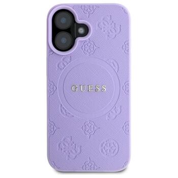 Guess GUHMP16MPSAPSMEU Hardcase Saffiano Peony Classic Logo Защитный чехол для iPhone 16 Plus 6.7