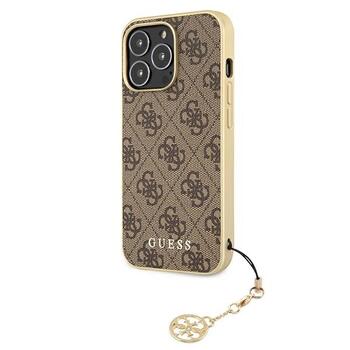 Guess GUHCP13LGF4GBR Hardcase 4G Charms Collection Aizsargapvalks priekš iPhone 13 Pro / 13 6,1