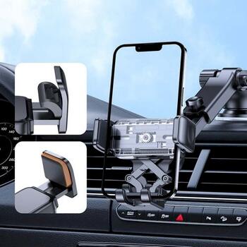 Joyroom JR-ZS283 Car Mount Clamp Holder Автомобильный держатель 360 Rotation (Dashboard Version) 4.7-6.7 inch / чёрный (JR-ZS283DASH-BLK)