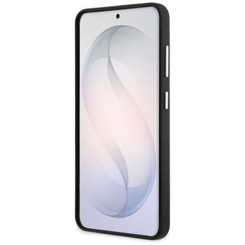 Karl Lagerfeld Grained Signature Metal Resin Logo Защитный чехол для Samsung Galaxy S26 / чёрный (KLHCS26SPGFKSRSK)