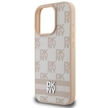 DKNY Checkered Pattern & Printed Stripes Защитный Чехол для Apple iPhone 16 Pro (DKHCP16LPCPTSSP)
