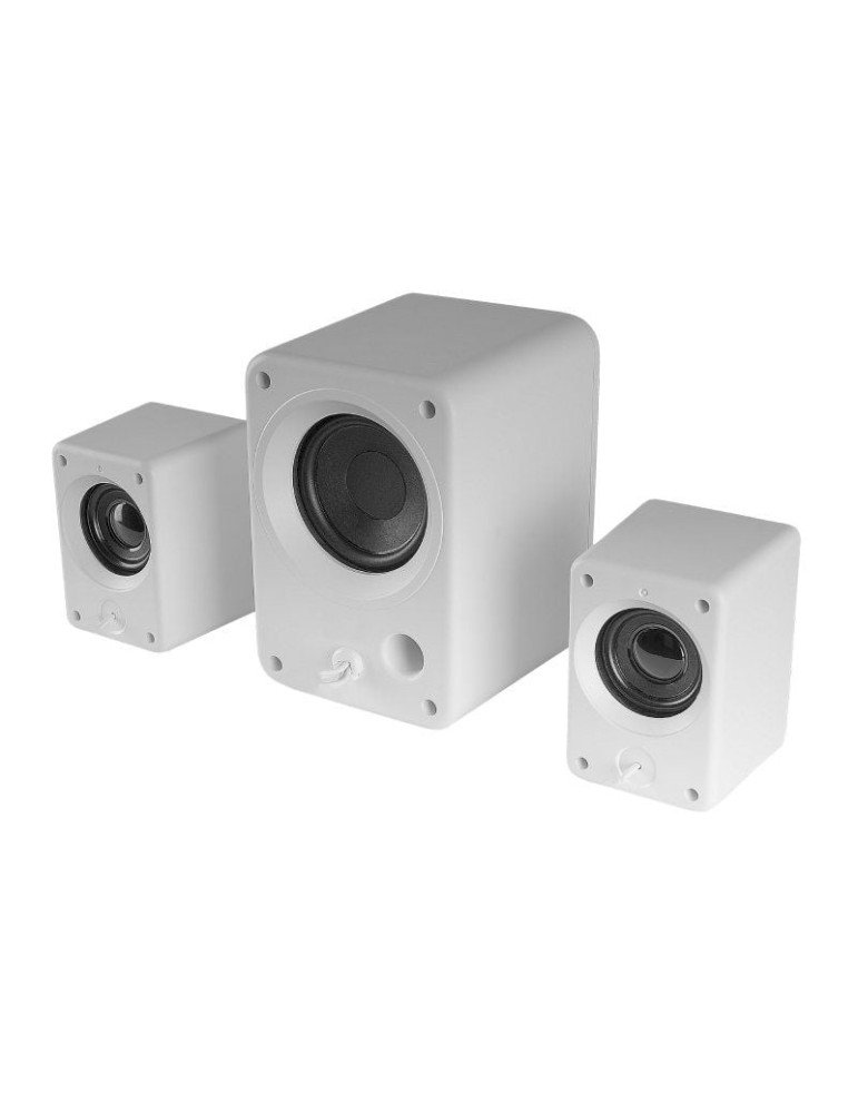 Mars Gaming MSH21W Акустическая система для компьютера 2.1 3D 35W / белые (MSH21W)