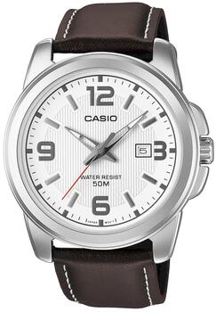 CASIO MTP-1314PL-7AVEF Vīriešu rokas pulkstenis / sudraba (MTP-1314PL-7AVEF)