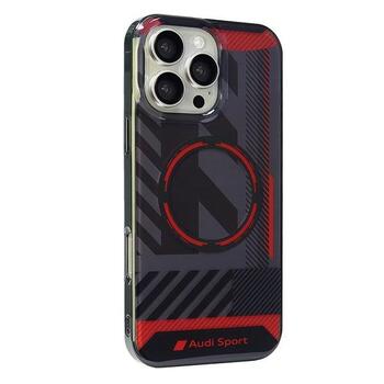 Audi IML Sport MagSafe Защитный Чехол для Apple iPhone 16 Pro Max (AUS-IMLMIP16PM-RSQ/D2-BK)