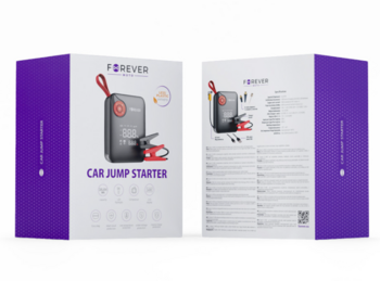 Forever Jump Starter 4in1 JS-400 Пусковое устройство / Стартер для автомобиля 26.64Wh (JS-400)