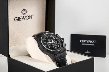 Giewont Chronograph Sapphire Мужские наручные часы GW7650-A4 / чёрный (GW7650-A4)