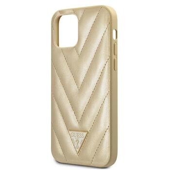 Guess GUHCP12SPUVQTMLBE V-Quilted Collection Aizsargapvalks priekš iPhone 12 mini 5,4