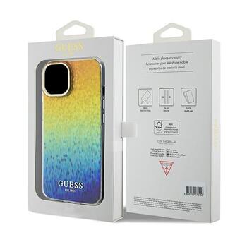 Guess GUHCP14SHDECMI Hardcase IML Faceted Mirror Disco Iridesc Защитный чехол для iPhone 14 / 15 / 13 6.1