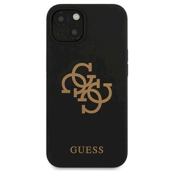 Guess GUHCP13SLS4GGBK Silicone 4G Logo Защитный чехол для iPhone 13 mini 5,4