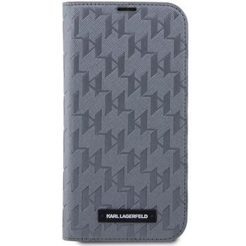 Karl Lagerfeld KLBKP14XSAKLHPG Saffiano Monogram Book Case Чехол для планшета для iPhone 14 Pro Max 6.7