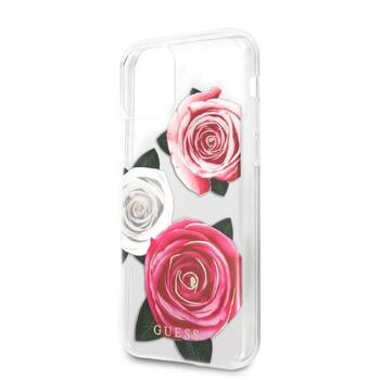 Guess GUHCN58ROSTRT Hardcase Flower Desire Защитный чехол для iPhone 11 Pro / прозрачный (GUHCN58ROSTRT)
