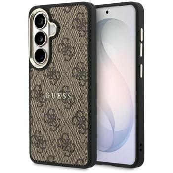 Guess 4G Embossed Ring MagSafe Case Защитный чехол для Samsung Galaxy S26 Plus / коричневый (GUHMS26MP4MSEGCW)