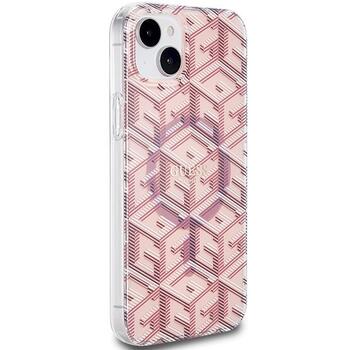 Guess GUHMP15MHGCUSTGP IML GCube MagSafe Aizsargapvalks priekš iPhone 15 Plus/14 Plus 6.7
