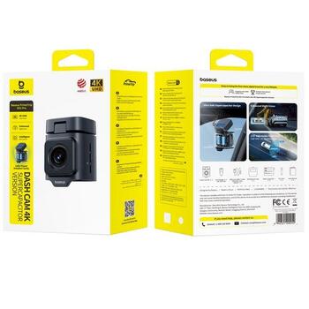 Baseus PrimeTrip VD1 Pro Video reģistrators Dash Cam 4K / kosmiski melns (C0119804)