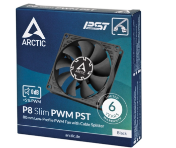 Arctic P8 Slim PWM PST Вентилятор 4-pin / 80mm (ACFAN00295A)