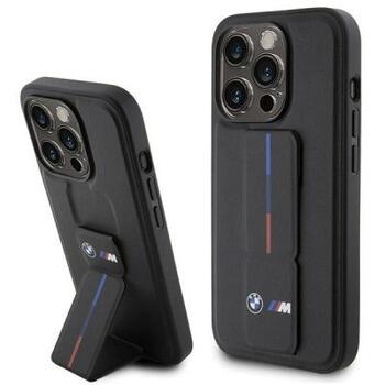 BMW Grip Hot Stamp Hardcase Aizsargapvalks priekš Apple iPhone 15 Pro (BMHCP15L22GSLK)