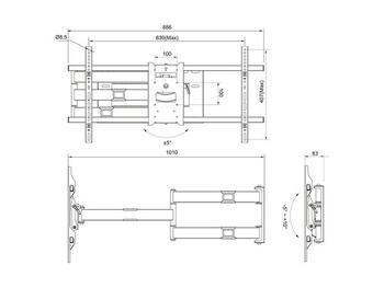 Multibrackets MB-6874 TV sienas grozāmais  kronšteins televizoriem līdz 75