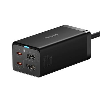 Baseus GaN5 Pro Удлинитель / Адаптер 2xUSB-C / USB / HDMI / 67W (CCGP110201)