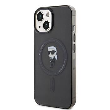 Karl Lagerfeld KLHMP14SHFCKNOK Hardcase IML Ikonik MagSafe Aizsargapvalks priekš iPhone 14/15/13 6.1