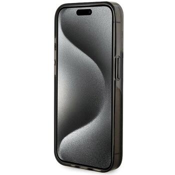 Guess GUHCP15LLFCSEGK Hardcase Liquid Glitter Gold Stripes Защитный чехол для iPhone 15 Pro 6.1