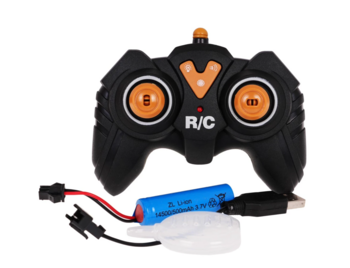 RoGer R/C Rotaļu Mašīna Buldozers ar gaismas un dūmu efektiem (RO-MDP268-3A)