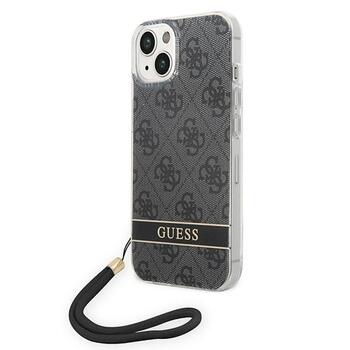 Guess GUOHCP14MH4STK Hardcase 4G Print Strap Защитный чехол для iPhone 14 Plus/15 Plus 6.7