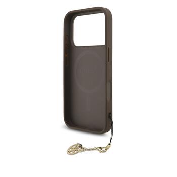 Guess 4G Charm Case Aizsargapvalks priekš Apple iPhone 17 Pro (GUHMP17LGF4GCW)