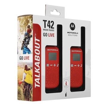 Motorola T42 Talkabout 2.gab Rācijas (B4P00811RDKMAW)