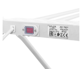 Adler AD 7821 Электрическая Cушилка для Oдежды 220W (AD7821)